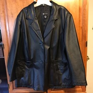 2X Black Leather Jacket